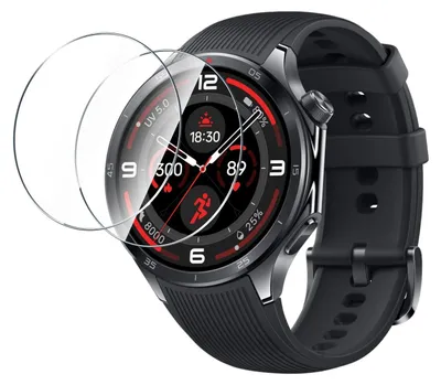 Zdjęcie produktu dla Folia ochronna na smartwatch - twardość 9H - 2 sztuki