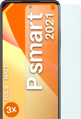 Produktbild von moex® 3x Schutzfolie kompatibel mit Huawei P smart 2021 - Displayschutzfolie Anti Reflex Folie, Matt