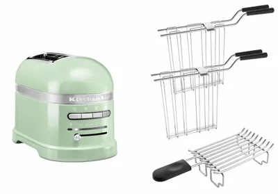 Produktbild von KitchenAid Set 2, 2-Scheiben Toaster Artisan 5KMT2204 Pistazie