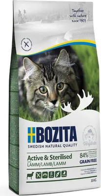 Produktbild von Bozita - Trockenfutter Katze - Active & Sterilised Grain free mit Lamm - 10 kg