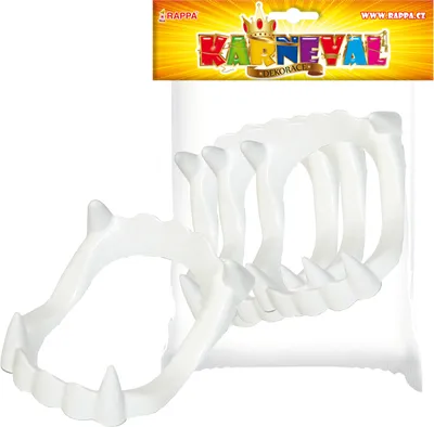 Produktbild von Rappa - Karneval Vampirzähne 3 Stück im Beutel (8590687846760)
