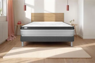Productafbeelding van Matrasset VITAL ERGO, 140 x 220 cm, bedframe set, grijs