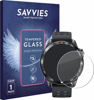 Produktbild von Savvies Schutzglas für Xiaomi Mibro GS Pro 2 Displayschutz 9H Glas klar transparent