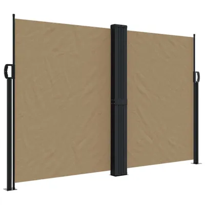 Image de Store latéral extensible Taupe 160x1200 cm