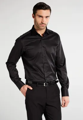 Produktbild von Eterna Hemd 1863 Premium Modern Fit 8005-39-X687 Gr. 46 schwarz