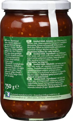 Immagine prodotto di Diamond Sambal Oelek caldo 740g