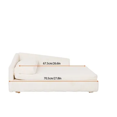 Zdjęcie produktu dla Sofa dla zwierząt, wodoodporna, pluszowa, mała