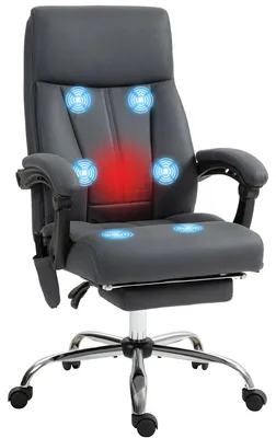 Immagine prodotto di Sedia da ufficio - Sedia per ufficio - Sedia girevole - Sedia da gaming - Sedia da ufficio con funzione di massaggio a 6 punti