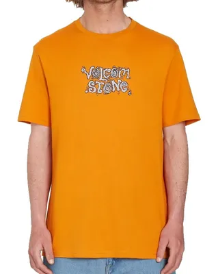 Produktbild von Volcom T-Shirt Justin Hager In Type orange : S Größe: S