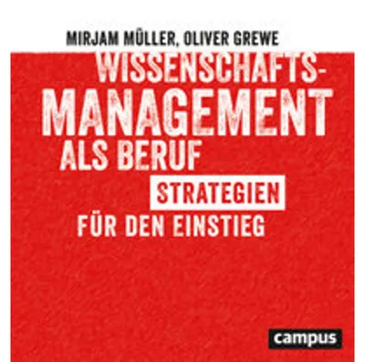Produktbild von Wissenschaftsmanagement als Beruf