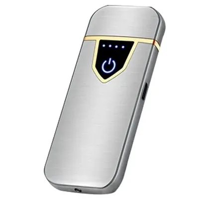 Immagine prodotto di Accendino Elettrico Ricaricabile USB UN-25720 Argento KP25720