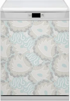 Produktbild von Magnet für Spülmaschine Abwaschbar 60x70 cm Magnet für Spülmaschine Magnetmatte Dekor - Blumenpastell