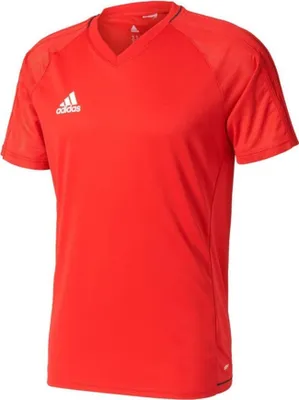 Produktbild von Adidas TIRO17 TRG JSY M Rot / Schwarz / Weiß Herrentrikot