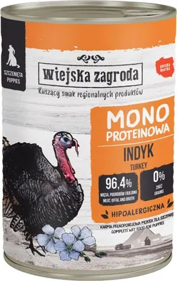 Immagine prodotto di Alimento umido WIEJSKA ZAGRODA Tacchino 400 g