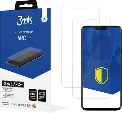 Produktbild von 3mk Display Schutzfolie ARC+ für LG Wing 5G  0,17mm Self-Heal (2 Stück)