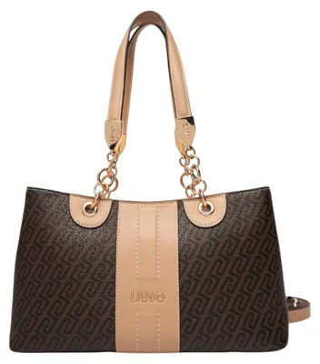 Zdjęcie produktu dla Liu Jo Ematite – torba na zakupy S 30 cm (ciemny brąz/ciemny róż)