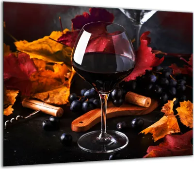 Produktbild von Herdabdeckplatten Glaskeramikkochfeld-Abdeckung Spritzschutz Glas 60x52cm Wein