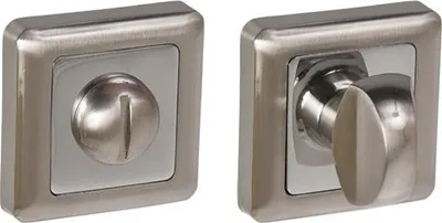 Zdjęcie produktu dla Kwadratowy znak toaletowy nikiel/chrom (BELLA, FORTE)