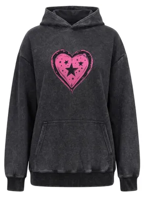 Immagine prodotto di Felpa con cappuccio da donna SUPSLIM - nera, taglia XL