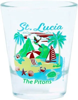 Productafbeelding van Pitons Shot Glass Souvenir