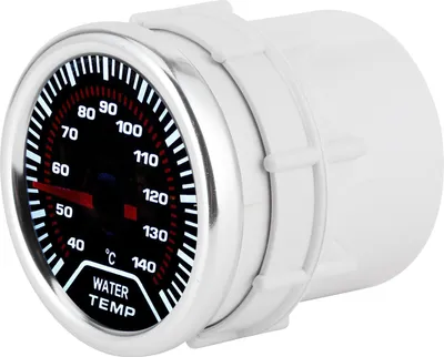 Zdjęcie produktu dla Wskaźnik temperatury wody LED Automotive Uniwersalny gwint czujnika 52mm/2in Temp 1/8