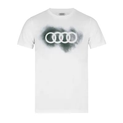 Produktbild von Audi T-Shirt Ringe, weiß, Gr. M, Herren, Herrenshirt, Herren T-Shirt, Shirt