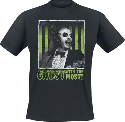 Produktbild von Beetlejuice T-Shirt Herren Ghost With The Most schwarz S