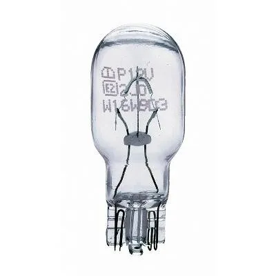 Produktbild von W16W Glassockellampe PHILIPS Lampen Autolampen 12V 16W 12067B2