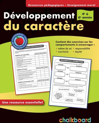 Produktbild von Developpement Du Caractere 4-6
