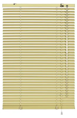 Produktbild von Gardinia Alu-Jalousie, Sicht-, Licht- und Blendschutz, Wand- und Deckenmontage, Alle Montage-Teile inklusive, Aluminium-Jalousie, Beige, 120 x 175 cm