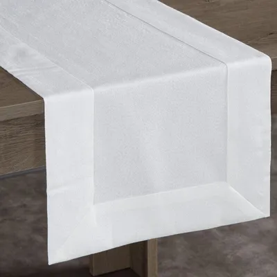 Obrázek produktu pro Slavnostní ubrus stolní dekorace ANABEL bílý 40x200