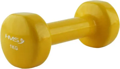 Obrázek produktu pro HMS 17-47-002 5907695504651 Litinová činka potažená vinylem, černá, jedna velikost
