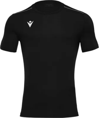Immagine prodotto di Maglietta a maniche corte Macron Rigel Hero, nero XL da uomo, nero XL da donna