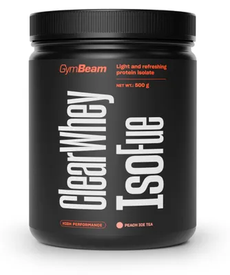Produktbild von GymBeam - Clear Whey IsoFue, 500 g, Pfirsich Eistee