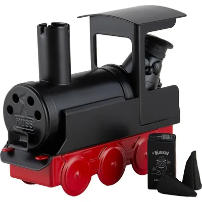 Produktbild von Räucherlok Karz'l-Lok, schwarz - Die Knuffige (9cm) von Huss Räucherkerzen