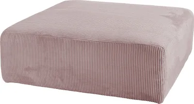 Produktbild von KAWOLA Hocker WIOLO SOFT Sitzelement für Modulsofa Cord rosa