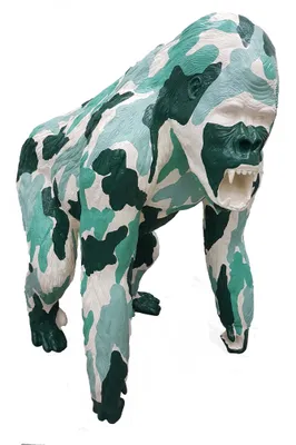 Produktbild von Gorilla Figur Statue Affe Figuren Statuen Dekoration Deko Design Garten