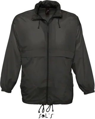 Produktbild von SOLS Uni Windbreaker 32000 Schwarz Black L