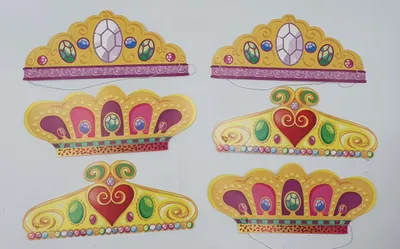 Image de Couronnes en papier, lot de 6 |   66-21, 66-22