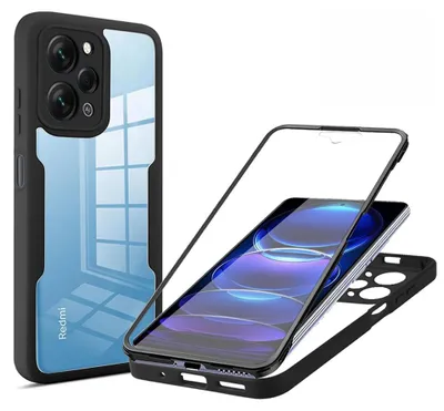 Obrázok produktu pre Techsuit Kryt ColorVerse 360 + ochranné sklo pre Xiaomi Redmi 12 4G – čierny