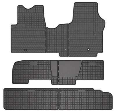 Zdjęcie produktu dla Dywaniki gumowe do Opel Vivaro II 2014-2019 – czarne, dopasowane – Wielganizator SolidPRO