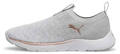 Obrázok produktu pre Puma Softride Premier Slip-On Ponožkové bežecké topánky Dámske 309834 02 Šedá-Biela Ružovo-zlatá, Veľkosť topánok: 42 EU
