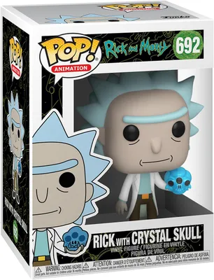 Produktbild von Rick and Morty - Rick with Crystal Skull 692 Funko Pop!