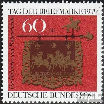 Produktbild von Briefmarken BRD (BR.Deutschland) 1979 Mi 1023 (kompl.Ausgabe) postfrisch Tag der Briefmarke