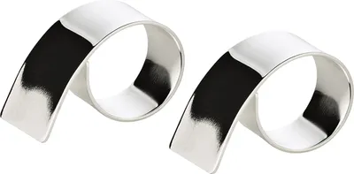 Produktbild von EDZARD Serviettenring Volute Ø 3,5 cm, 2er Set