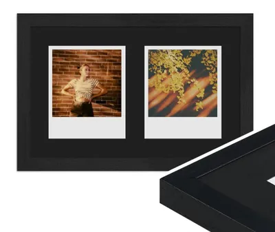 Produktbild von WANDStyle Polaroid-Fotorahmen für 2 Sofortbilder aus Holz