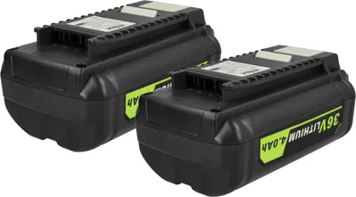 Produktbild von vhbw 2x Akku Ersatz für Ryobi OP40602 für (4Ah, 36V Li-Ion)