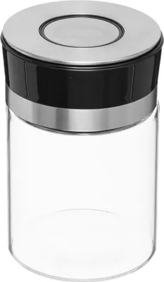 Obrázek produktu pro Nádoba sklo/nerezová ocel s tlakovým víkem 1L