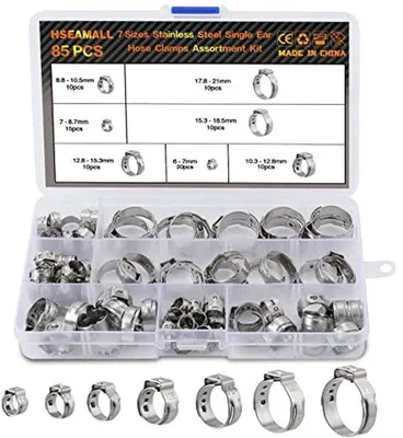 Produktbild von Famanu Schlauchschellen Set - 85 Stück 7-21 mm