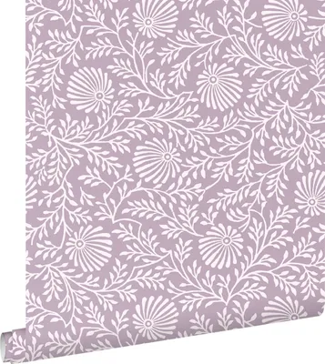 Produktbild von ESTAhome Tapete Blumenmuster Violett 50 x 900 cm